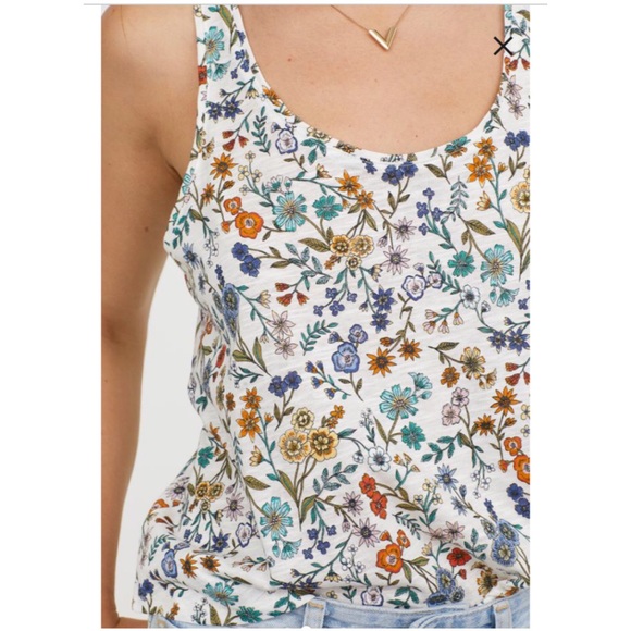 NEW H&M | Floral Tank Top - Picture 3 of 4
